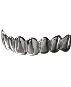 Silver Solid Deep Cuts Top Grill